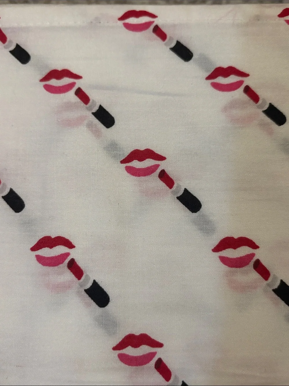 NWT Kate Spade Lipstick Full Sheet Set